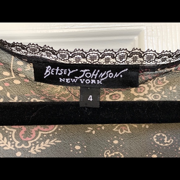 Betsey Johnson Tie back Blouse - Picture 6 of 7